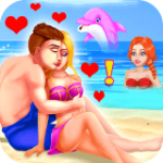 Картинка Beach Kissing Summer Love